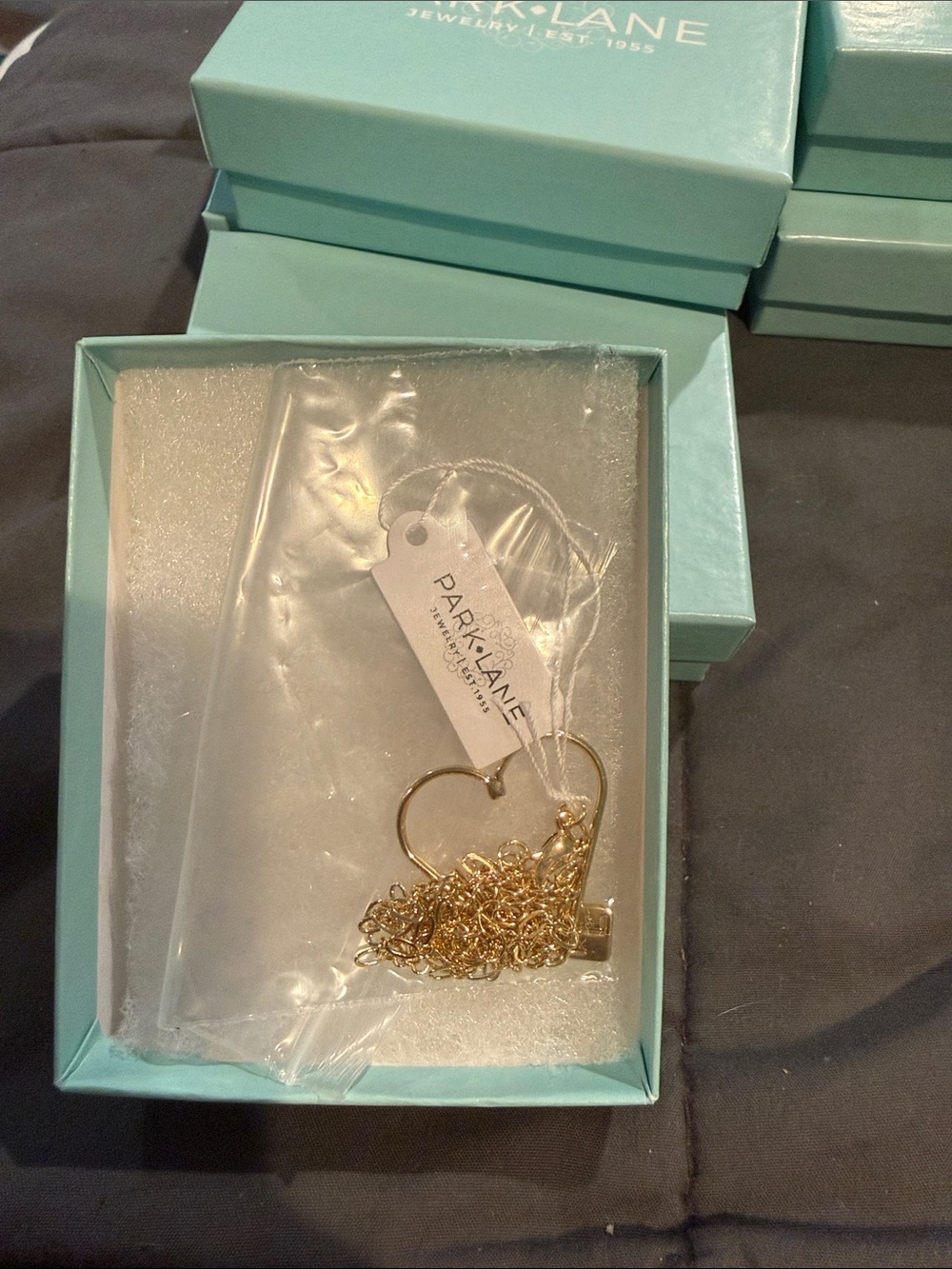 Park Lane Gold-Tone Heart Necklace with Chain